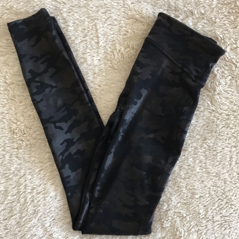Spanx Faux Leather Leggings - Black - Size XS